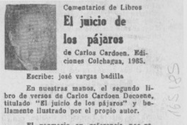 El juicio de los pájaros