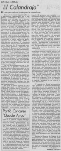 "El calandrajo"