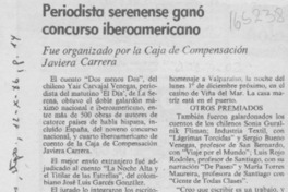Periodista serenense ganó concurso iberoamericano
