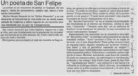 Un poeta de San Felipe