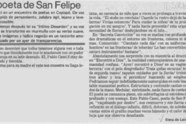 Un poeta de San Felipe