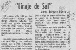 "Linaje de sal"