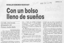 Con un bolso lleno de sueños  [artículo] Fernando Barraza.