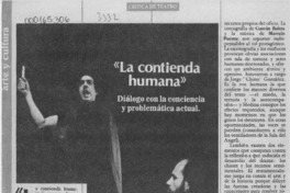 "La contienda humana"  [artículo] Virginia Vidal.