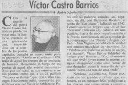 Víctor Castro Barrios
