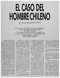 El caso del hombre chileno