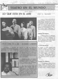 Lo que está en el aire por el mundo