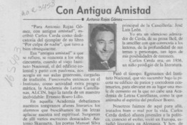 Con antigua amistad