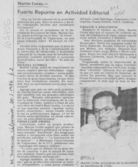 Fuerte repunte en actividad editorial