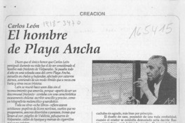 El Hombre de Playa Ancha  [artículo].