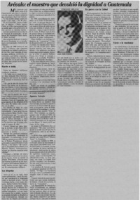 Arévalo, el maestro que devolvió la dignidad a Guatemala