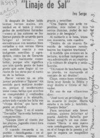"Linaje de sal"