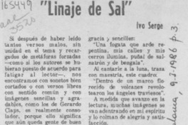 "Linaje de sal"
