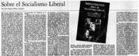 Sobre el socialismo liberal