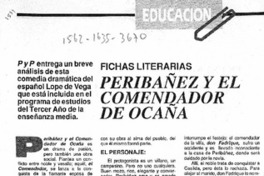 Peribáñez y el Comendador de Ocaña  [artículo].