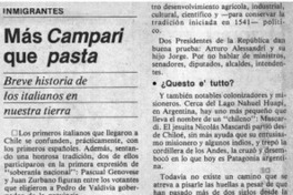 Más Campari que pasta