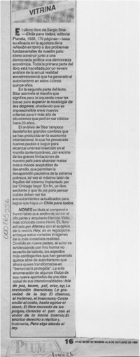 Vitrina  [artículo].