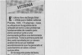 Vitrina  [artículo].