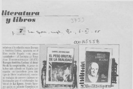 Literatura y libros  [artículo].