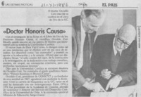 "Doctor Honoris Causa"