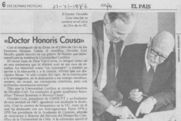 "Doctor Honoris Causa"