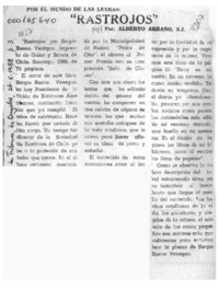 Por el mundo de las letras  [artículo] Alberto Arraño.