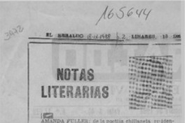 Notas literarias  [artículo] Mesa Seco.