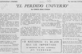 "El perdido universo"