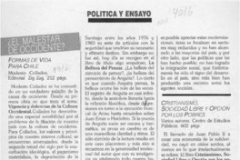 Política y ensayo  [artículo].