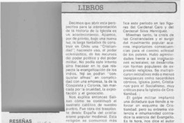 Historia del pueblo de Dios en Chile  [artículo] J. Aldunate.