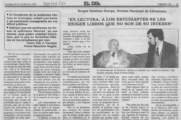 "En lectura, a los estudiantes se les exigen libros que no son de su interés"