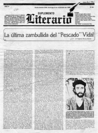 La Ultima zambullida del "pescado" Vidal  [artículo].