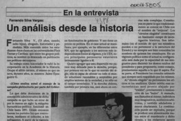 Un análisis desde la historia  [artículo].