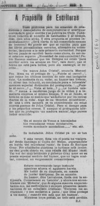 A propósito de escrituras  [artículo] E. J.