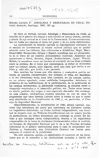 Ideología y democracia en Chile