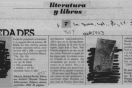 Novedades  [artículo].