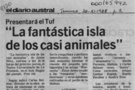 "La Fantástica isla de los casi animales"  [artículo].