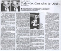 Darío y los cien años de "Azul" (entrevista)