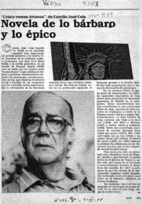 Novela de lo bárbaro y lo épico  [artículo] Camilo Marks.