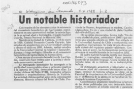 Un notable historiador