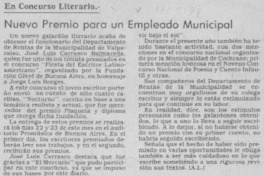 Nuevo premio para un empleado municipal