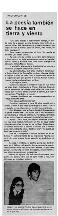 La poesía también se hace en tierra y viento