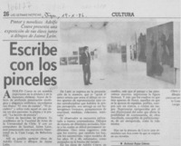 Escribe con los pinceles