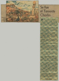 Se fue el teniente Charlín