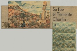 Se fue el teniente Charlín