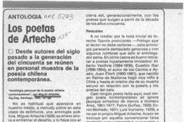 Los poetas de Arteche