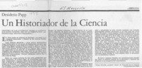 Un historiador de la ciencia  [artículo] Jorge Estrella.