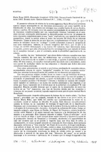 Marginales  [artículo] Teresa Poblete Martin.