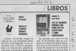 Nuevas y siempre buenas maneras  [artículo].