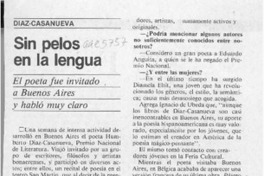 Sin pelos en la lengua  [artículo] Ignacio de Ubeda.